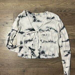GARAGE Flyaway Tie-dye Cardigan